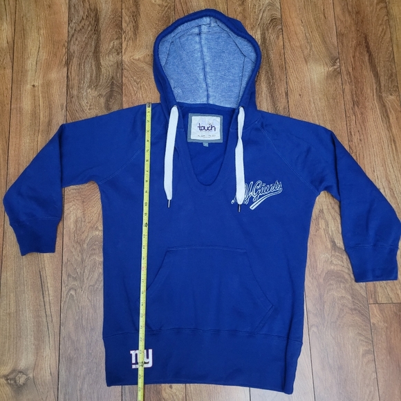 🏈NY Giants Womans pullover 3/4 sleeve hoodie Touch by Alyssa Milano - Picture 10 of 16